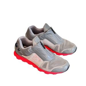 Reebok‎ Emporio Armani EA7 Pump Hexride Mens Grey Red Zip Running Shoes Sneaker